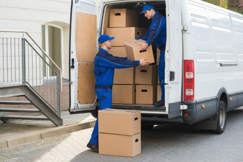 House movers planning a residential relocation in Forest Gate