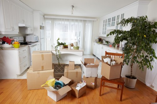 Careful handling of furniture during a Forest Gate move