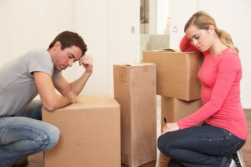 Manual handling awareness during a van move
