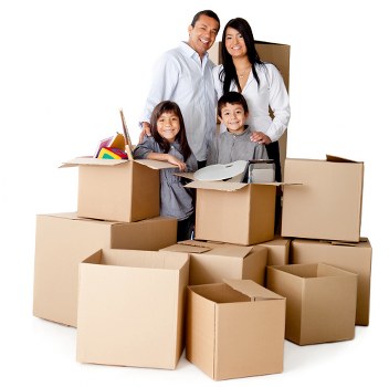 Loading furniture into a removal van for a Forest Gate move